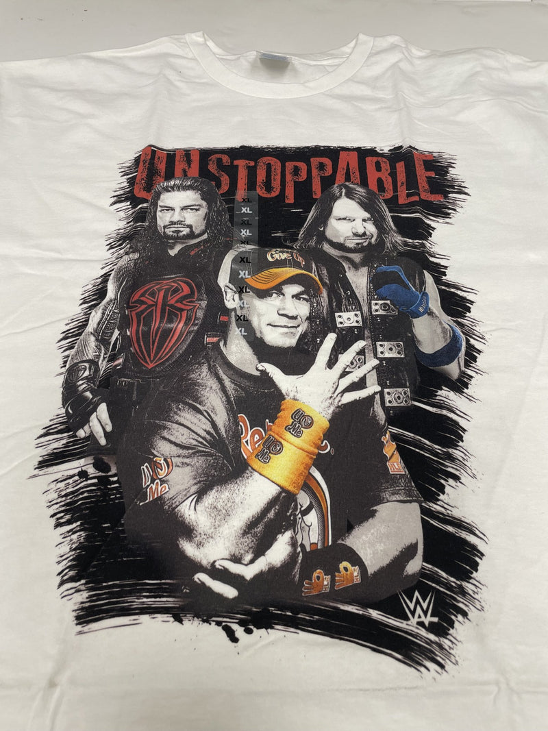 Load image into Gallery viewer, 8 Men Size X-Large WWE T-shirts | Cena Orton Undertaker The Rock Lot 2 XL by EWS | Extreme Wrestling Shirts
