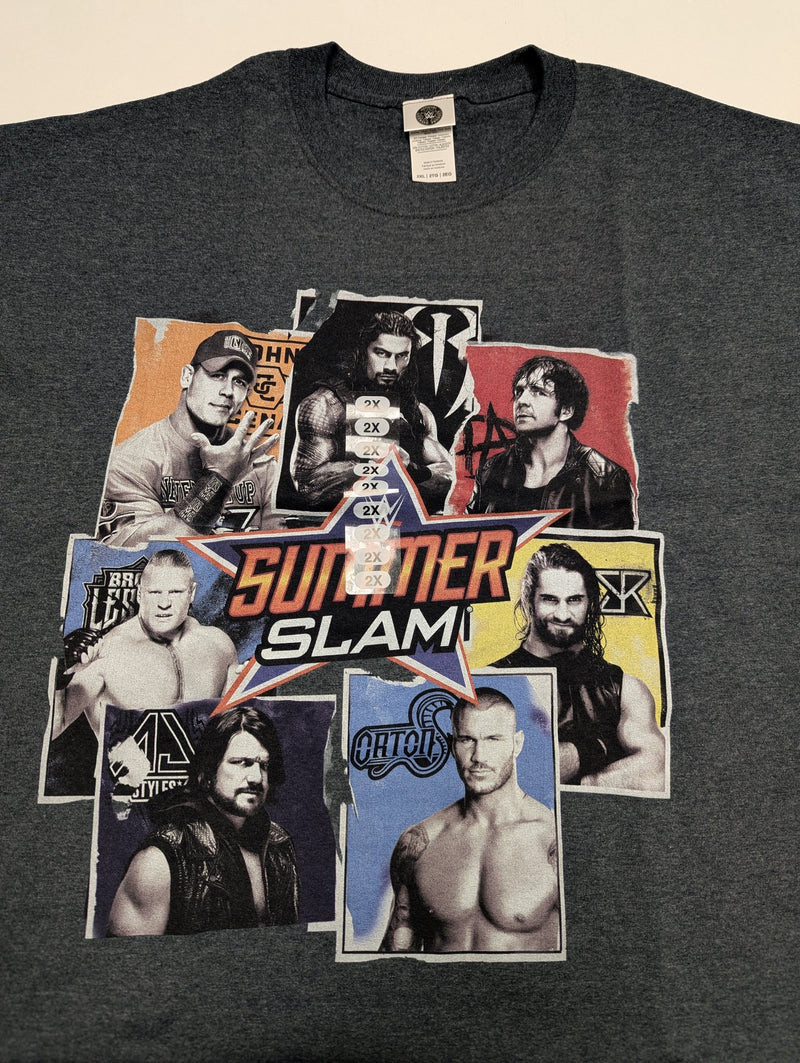 Load image into Gallery viewer, 8 Men Size XXL WWE T-shirts | Cena Orton Undertaker The Rock Lot 1 XXL by EWS | Extreme Wrestling Shirts
