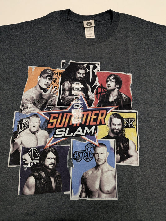 8 Men Size XXL WWE T-shirts | Cena Orton Undertaker The Rock Lot 1 XXL by EWS | Extreme Wrestling Shirts