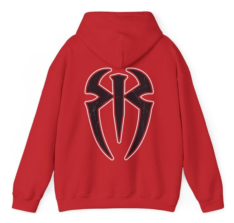 Load image into Gallery viewer, Air Roman Reigns Superman Punch Red Pullover Hoody Sweatshirt by EWS | Extreme Wrestling Shirts
