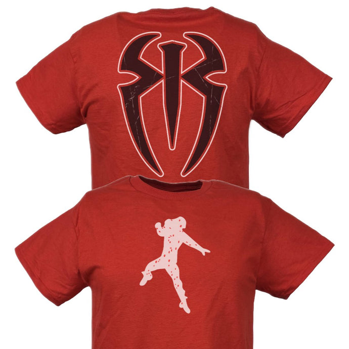 Air Roman Reigns Superman Punch Red T-shirt by EWS | Extreme Wrestling Shirts