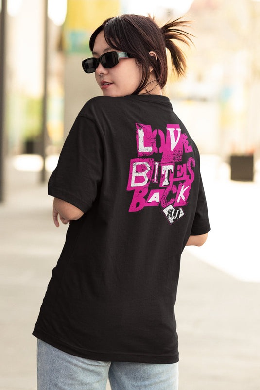 AJ Lee Love Bites Back Spider Web T-shirt by Extreme Wrestling Shirts | Extreme Wrestling Shirts