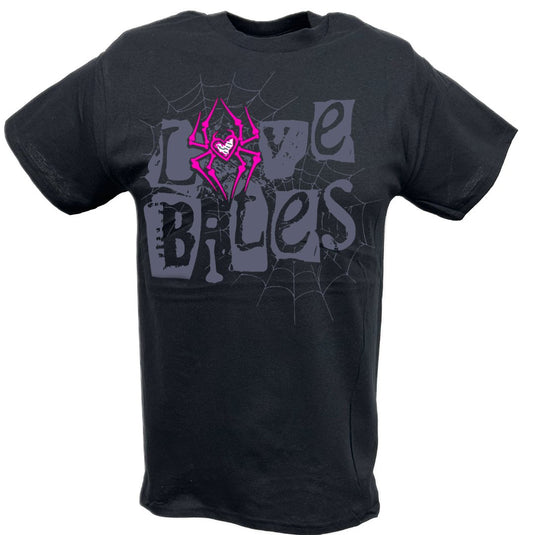 AJ Lee Love Bites Spider Web T-shirt by EWS | Extreme Wrestling Shirts