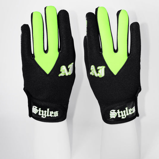 aj styles handschuhe rot AJ Styles P1 Logo Replica Fight Gloves