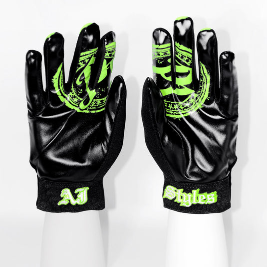 wwe aj styles handschuhe AJ Styles P1 Logo Replica Fight Gloves – Extreme Wrestling Shirts