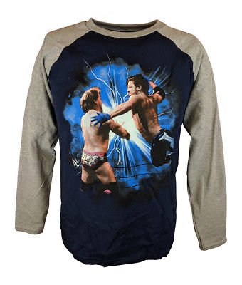 AJ Styles Springboard Forearm Kids Boys Long Sleeve T-shirt by EWS | Extreme Wrestling Shirts