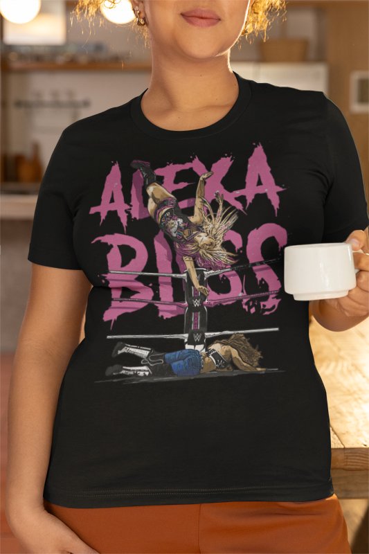 Alexa Bliss Twisted Bliss Signature Black T-shirt by EWS | Extreme Wrestling Shirts