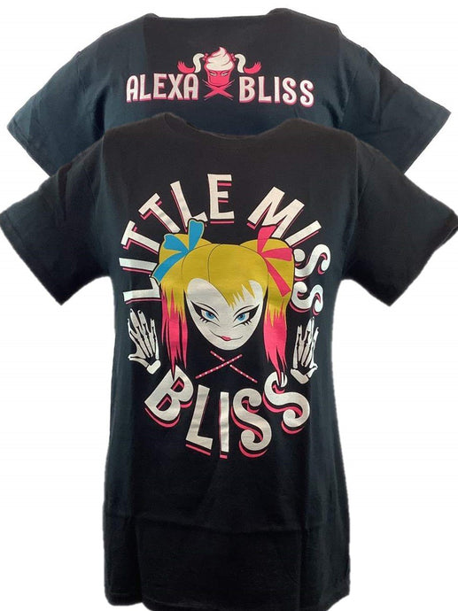 Alexa Little Miss Bliss Mens Black T-shirt by WWE | Extreme Wrestling Shirts