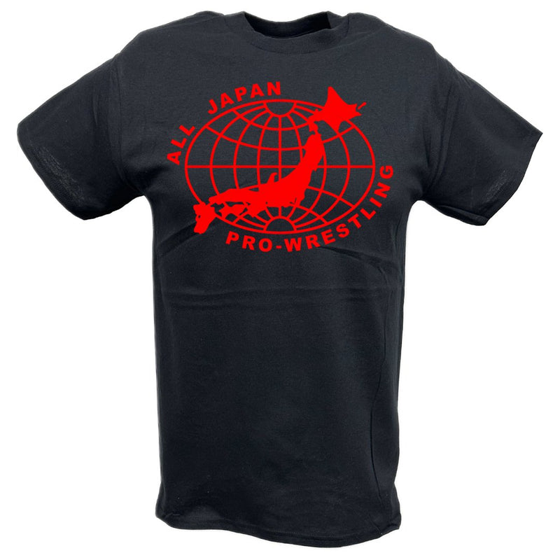 Load image into Gallery viewer, All Japan Pro Wrestling Red Logo T-shirt by EWS | Extreme Wrestling Shirts
