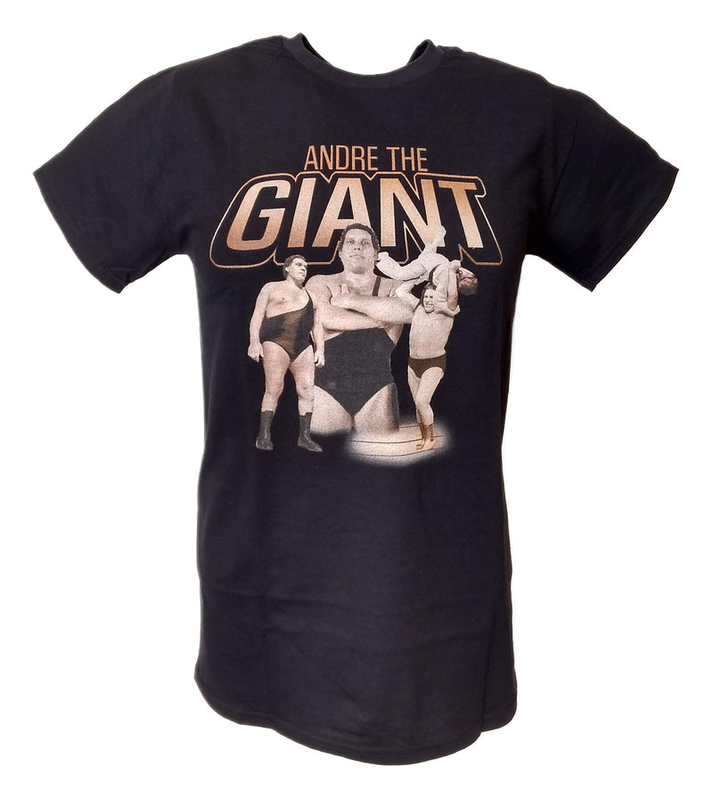 Load image into Gallery viewer, Andre the Giant 3 Pose Mens Black T-shirt Sports Mem, Cards &amp; Fan Shop &gt; Fan Apparel &amp; Souvenirs &gt; Wrestling by Andre the Giant | Extreme Wrestling Shirts
