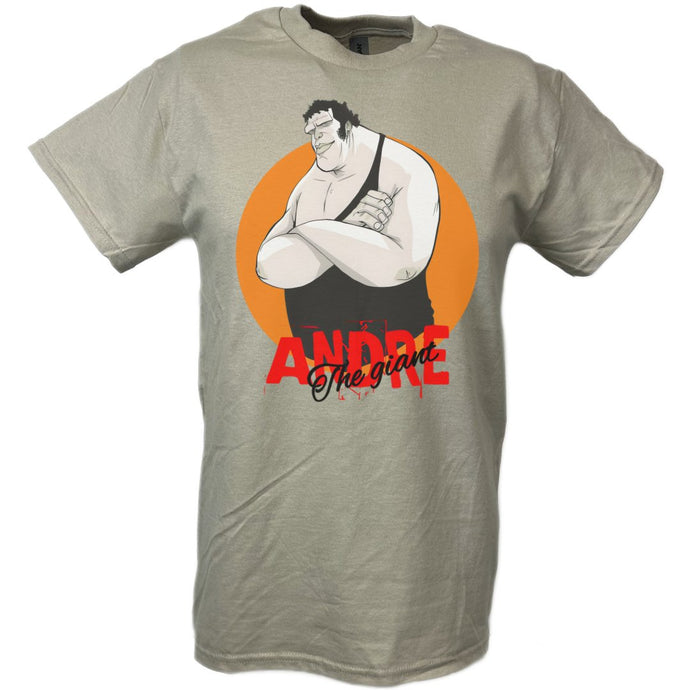 Andre the Giant Caricature T-shirt by EWS | Extreme Wrestling Shirts