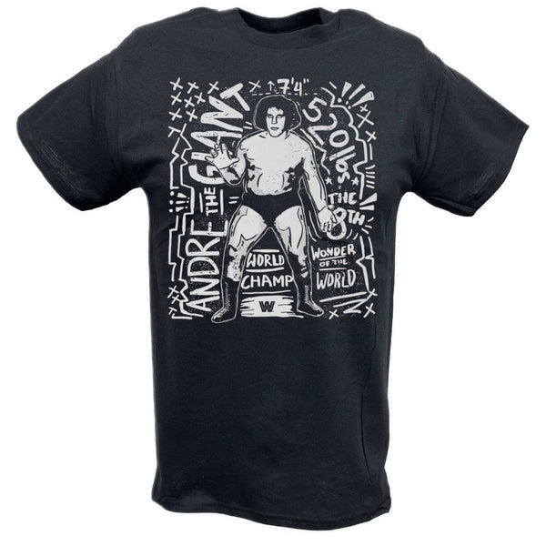 ANDRÉ グラフィックオーバーサイズTシャツ andre-the-giant-graphic-art-
