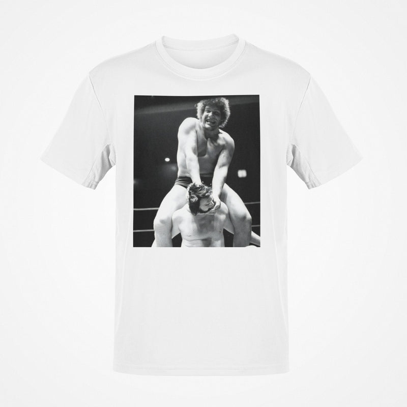 Load image into Gallery viewer, Andre the Giant Neckbreaker WWE Mens White T-shirt Sports Mem, Cards &amp; Fan Shop &gt; Fan Apparel &amp; Souvenirs &gt; Wrestling by Andre the Giant | Extreme Wrestling Shirts
