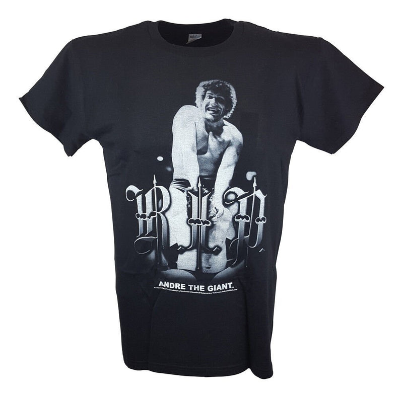 Load image into Gallery viewer, Andre the Giant RIP Lightweight Black T-shirt New Sports Mem, Cards &amp; Fan Shop &gt; Fan Apparel &amp; Souvenirs &gt; Wrestling by EWS | Extreme Wrestling Shirts
