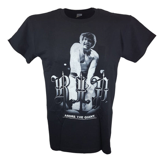 Andre the Giant RIP Lightweight Black T-shirt New Sports Mem, Cards & Fan Shop > Fan Apparel & Souvenirs > Wrestling by EWS | Extreme Wrestling Shirts