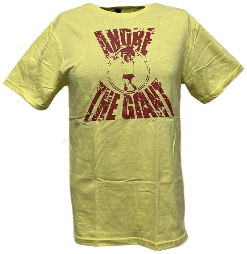 Load image into Gallery viewer, Andre the Giant Yellow T-shirt New Sports Mem, Cards &amp; Fan Shop &gt; Fan Apparel &amp; Souvenirs &gt; Wrestling by Andre the Giant | Extreme Wrestling Shirts
