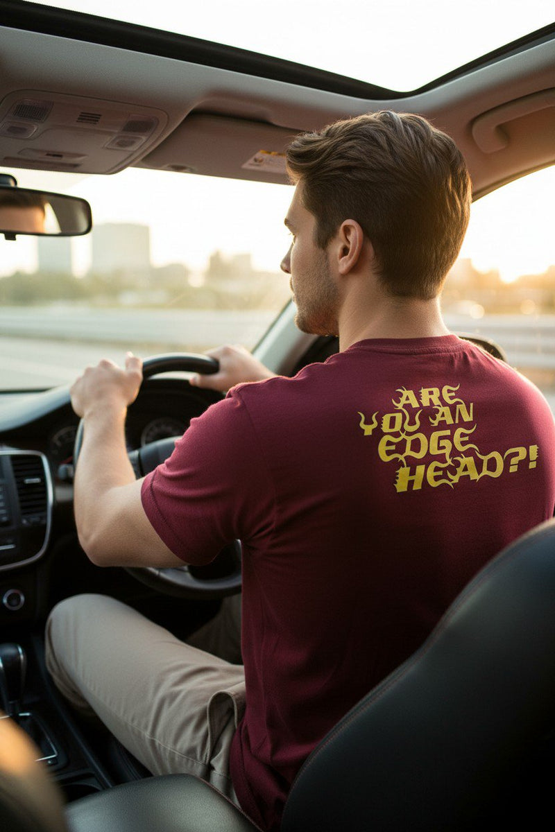 Load image into Gallery viewer, Are You An Edge Head WWF Red T-shirt by EWS | Extreme Wrestling Shirts
