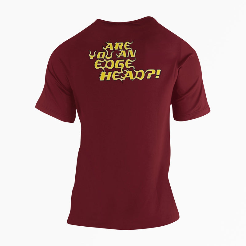 Load image into Gallery viewer, Are You An Edge Head WWF Red T-shirt by EWS | Extreme Wrestling Shirts
