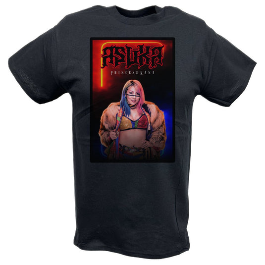 Asuka Princess Kana Black T-shirt by EWS | Extreme Wrestling Shirts