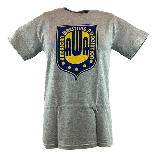 AWA American Wrestling Alliance Logo Gray Mens T-shirt Sports Mem, Cards & Fan Shop > Fan Apparel & Souvenirs > Wrestling by Hybrid Tees | Extreme Wrestling Shirts