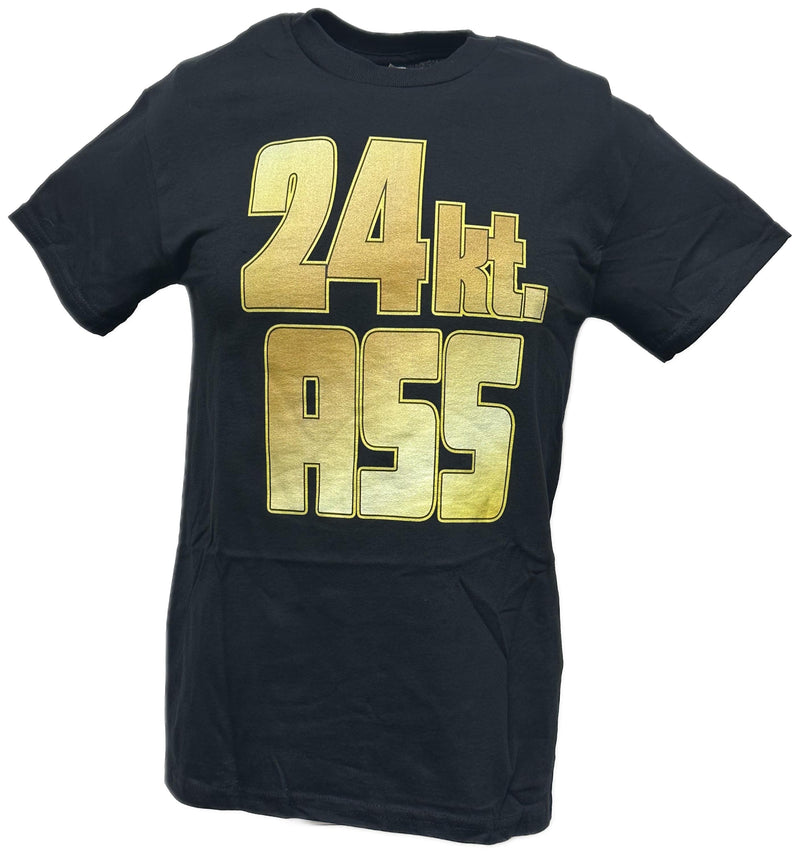 Load image into Gallery viewer, Bad Ass Billy Gunn 24kt Flawless Black T-shirt by WWE | Extreme Wrestling Shirts
