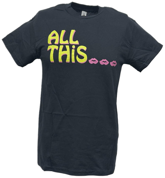 Badass Billy Gunn All This and a Great Ass Too Black T-shirt by WWE | Extreme Wrestling Shirts