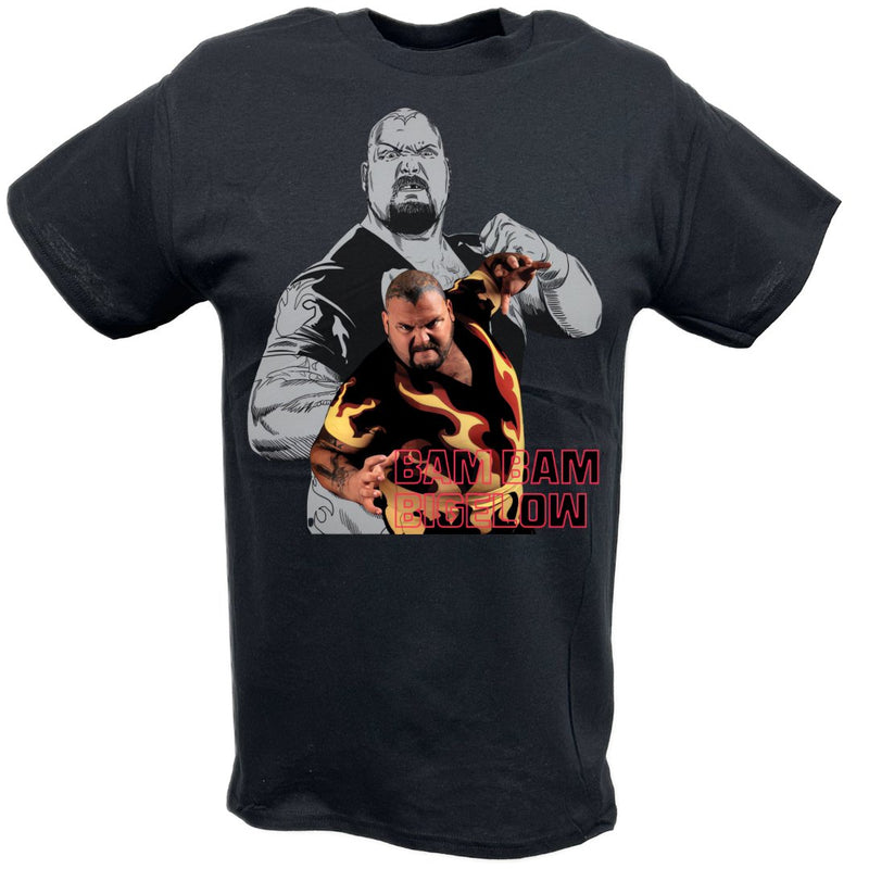 Load image into Gallery viewer, Bam Bam Bigelow Ready to Fight T-shirt by EWS | Extreme Wrestling Shirts
