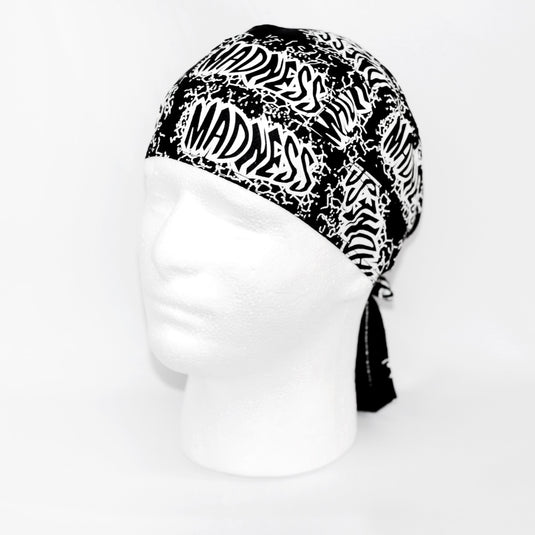 Bandana Skull Cap Doo Rag for Macho Man Randy Savage Costume Black by EWS | Extreme Wrestling Shirts