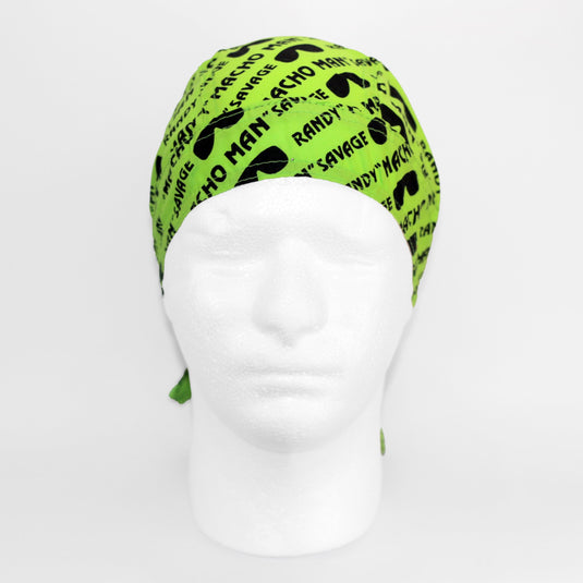 Bandana Skull Cap Doo Rag for Macho Man Randy Savage Costume by EWS | Extreme Wrestling Shirts