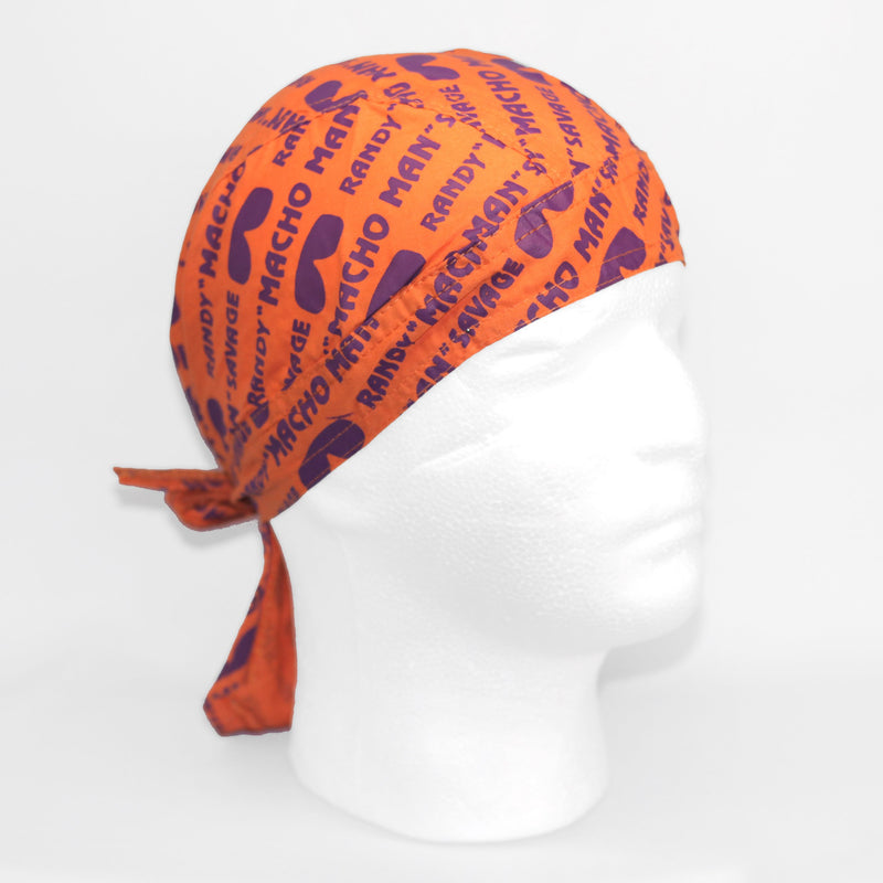 Load image into Gallery viewer, Bandana Skull Cap Doo Rag for Macho Man Randy Savage Costume by EWS | Extreme Wrestling Shirts
