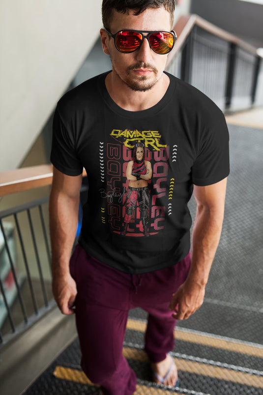 Bayley Damage CTRL Leader Black T-shirt by EWS | Extreme Wrestling Shirts