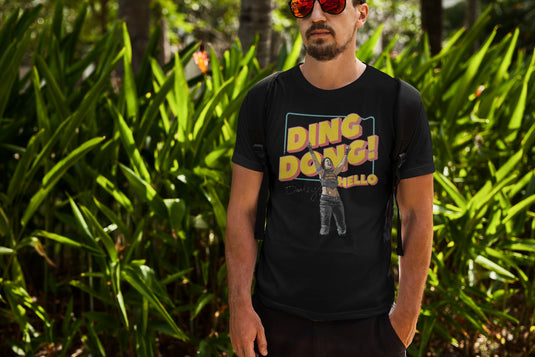 Bayley Ding Dong Hello Black T-shirt by EWS | Extreme Wrestling Shirts