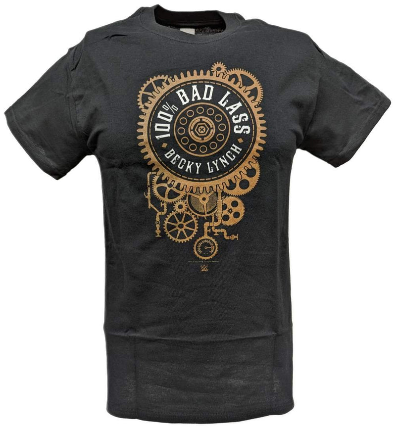 Load image into Gallery viewer, Becky Lynch 100% Bad Lass Black T-shirt by WWE | Extreme Wrestling Shirts
