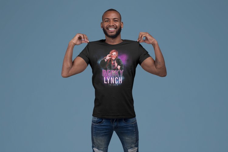 Load image into Gallery viewer, Becky Lynch Purple Haze T-shirt by EWS | Extreme Wrestling Shirts
