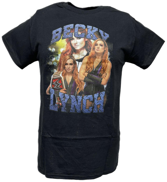 Becky Lynch WWE Superstar Black T-shirt by WWE | Extreme Wrestling Shirts