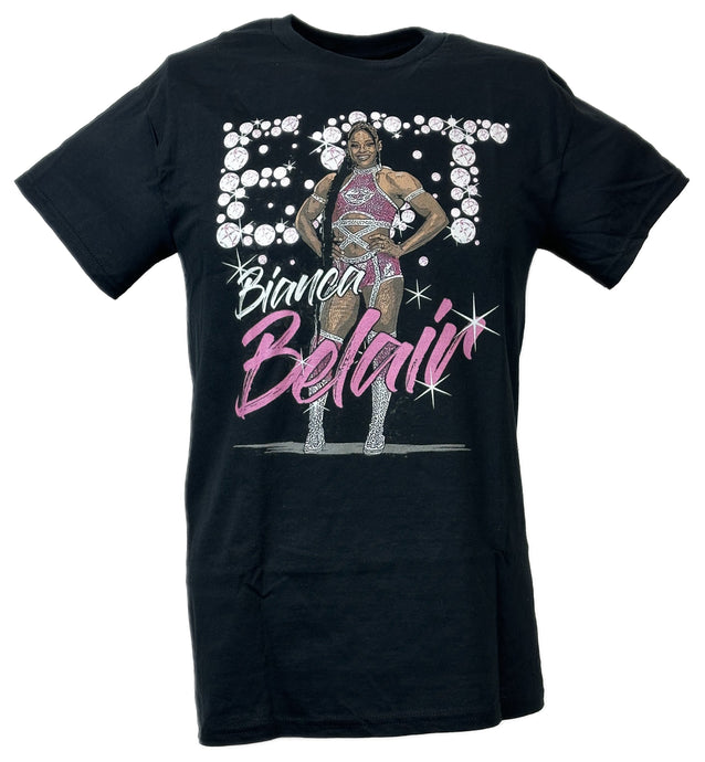 Bianca Belair EST Bling Black T-shirt by EWS | Extreme Wrestling Shirts