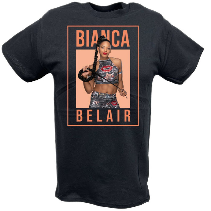 Bianca Belair Ponytail Pose T-shirt by EWS | Extreme Wrestling Shirts