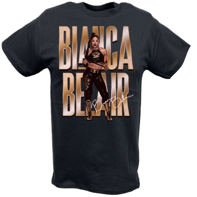 Bianca Belair Signature Pose T-shirt by EWS | Extreme Wrestling Shirts