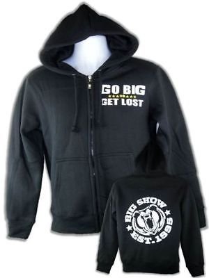 Load image into Gallery viewer, Big Show Go Big or Get Lost Zipper Hoody Sports Mem, Cards &amp; Fan Shop &gt; Fan Apparel &amp; Souvenirs &gt; Wrestling by Hybrid Tees | Extreme Wrestling Shirts
