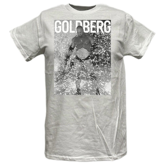 Bill Goldberg Fireworks WWE Mens White T-shirt Sports Mem, Cards & Fan Shop > Fan Apparel & Souvenirs > Wrestling by EWS | Extreme Wrestling Shirts