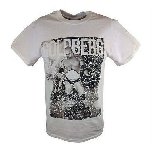 Bill Goldberg Fireworks WWE Mens White T-shirt Sports Mem, Cards & Fan Shop > Fan Apparel & Souvenirs > Wrestling by Freeze | Extreme Wrestling Shirts