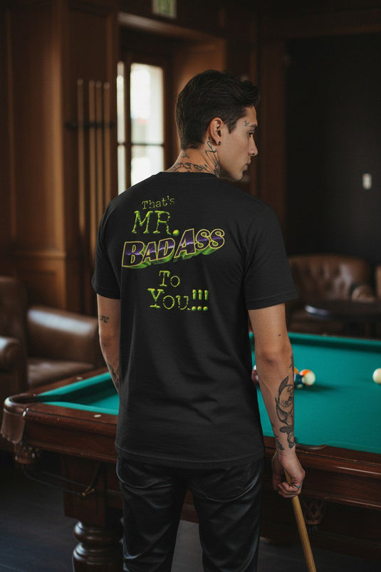 Billy Gunn That's Mr Badass To You T-shirt by EWS | Extreme Wrestling Shirts