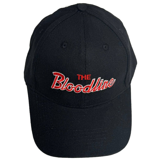 Black The Bloodline Men's Baseball Hat by EWS | Extreme Wrestling Shirts