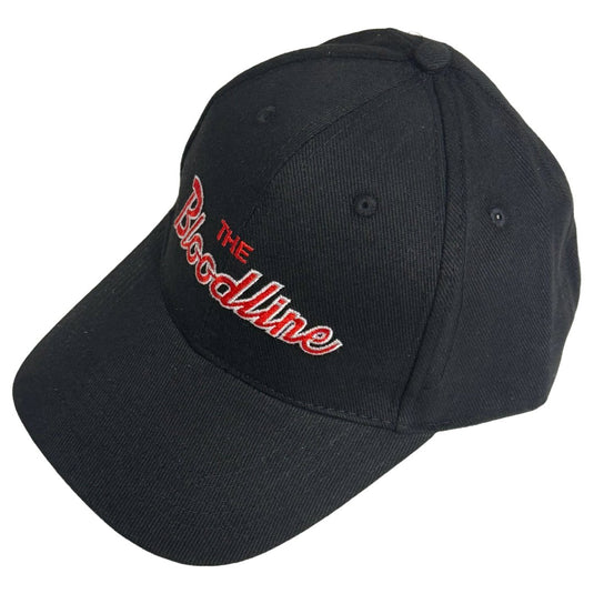 Black The Bloodline Men's Baseball Hat by EWS | Extreme Wrestling Shirts
