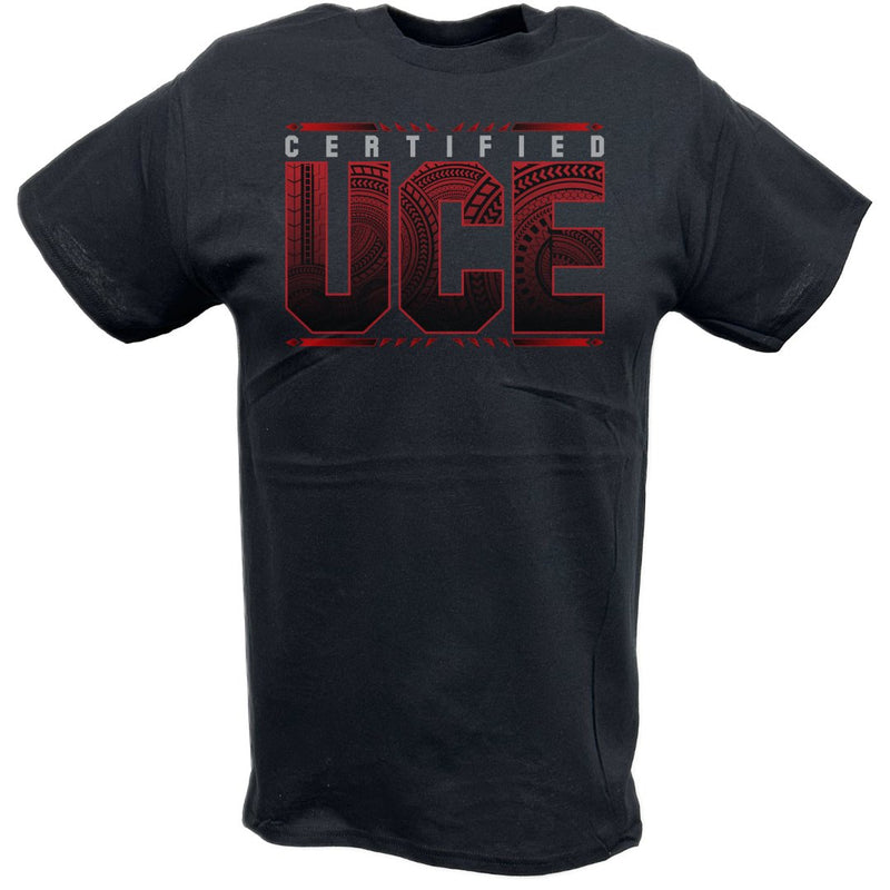 Load image into Gallery viewer, Bloodline Certified UCE Roman Reigns Mens Black T-shirt by EWS | Extreme Wrestling Shirts
