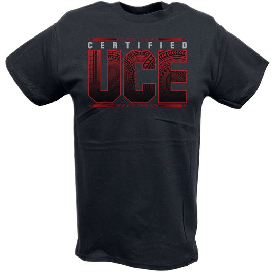 Bloodline Certified UCE Roman Reigns Mens Black T-shirt by EWS | Extreme Wrestling Shirts