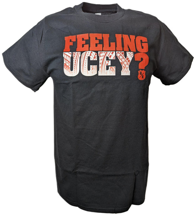 Bloodline Feeling Ucey Jimmy Jey Uso Black T-shirt by EWS | Extreme Wrestling Shirts