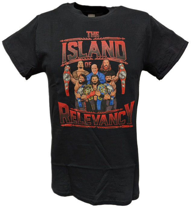 Bloodline Roman Reigns Paul Heyman Island of Relevancy T-shirt by EWS | Extreme Wrestling Shirts