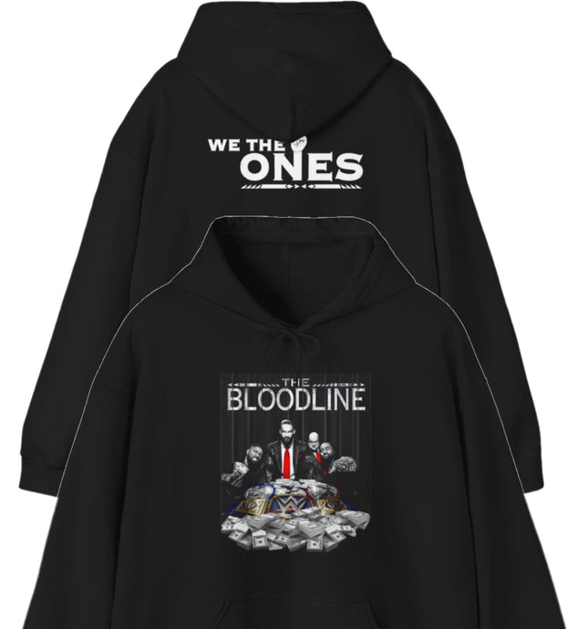 Bloodline Roman Reigns Usos Black Hoody Sweatshirt by EWS | Extreme Wrestling Shirts