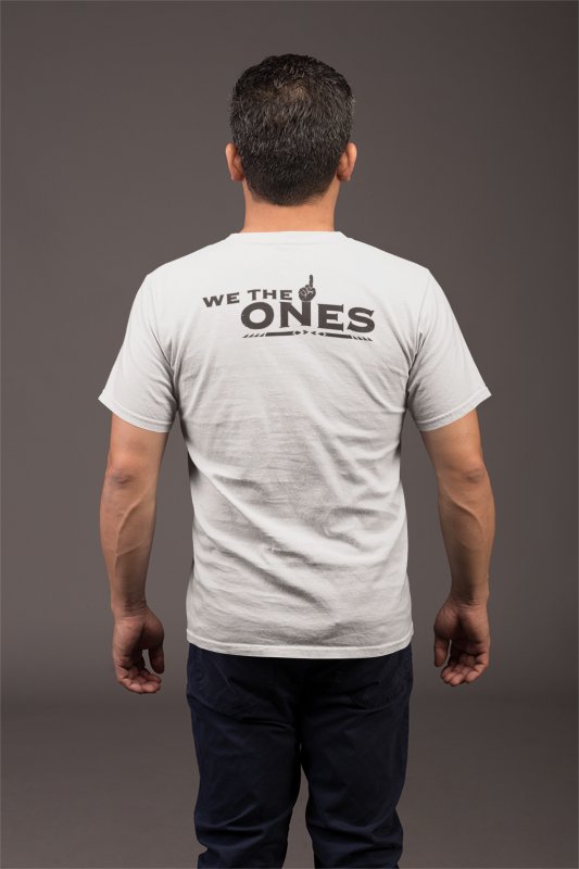 Load image into Gallery viewer, Bloodline Roman Reigns We The Ones Usos White T-shirt by EWS | Extreme Wrestling Shirts
